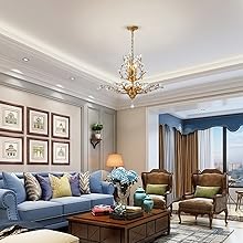 living room chandelier