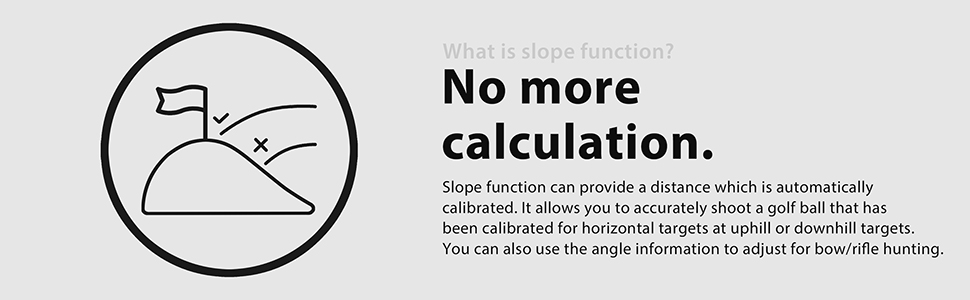 The Slope Function of Rangefinder