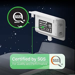 SGS Certified Batteries and Charging Dock