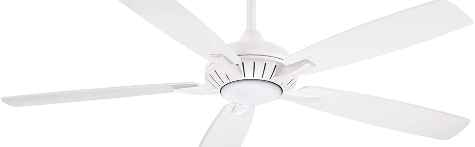 Minka-Aire, 60", Dyno XL,  F1001-WH, White, Ceiling Fan, Bond, Smart Fan, LED