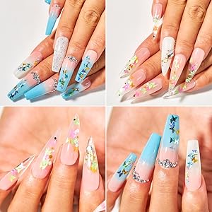 Butterfly Nail Glitter Sequin