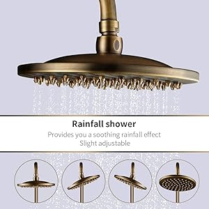 8 inch rain shower head.