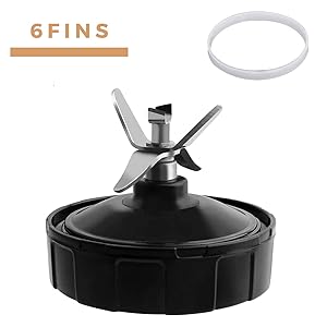 Blender Replacement Parts 6 Fins Suitable for Nutri Ninja
