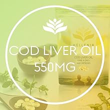 Cod Liver Oil, Vitamin A, Vitamin D, Omega-3 Fatty Acids, 550mg, One-a-Day, Softgels, Supplement