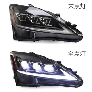 LEXUS IS250(GSE20) 社外LEDヘッドライト 流星バージョン]Lexus GSE20/21/25：IS250 / IS350 ISC 前・中期