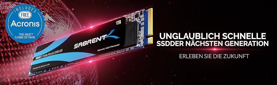 PCパーツ Sabrent 1TB Rocket Nvme PCIe4.0 M.2 2280 Rocket NVMe 4.0 SSD - Sabrent
