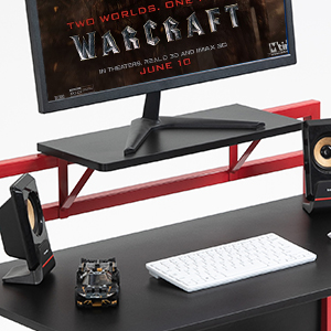 gaming desk with storage