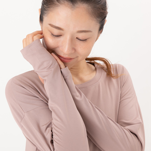 なめらかできもちいい肌触り