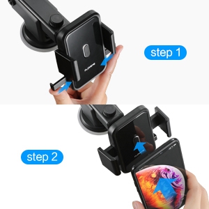 one touch phone holder