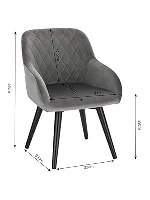 WOLTU Chaise Enfant Hauteur De L'assise 29cm.Petite Chaise Enfant En Velours Avec Dossier Structure En Métal. Gris 15 chaise enfant