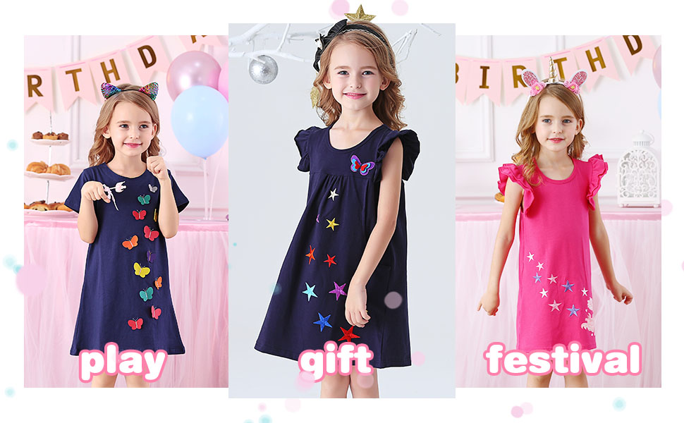 birthday gift, girls dresses