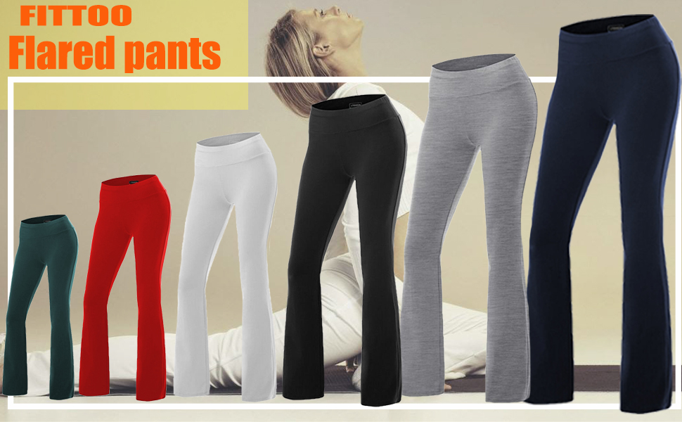 flared gym pants