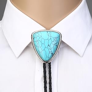 Corbata de bolo con grietas azules de KDG