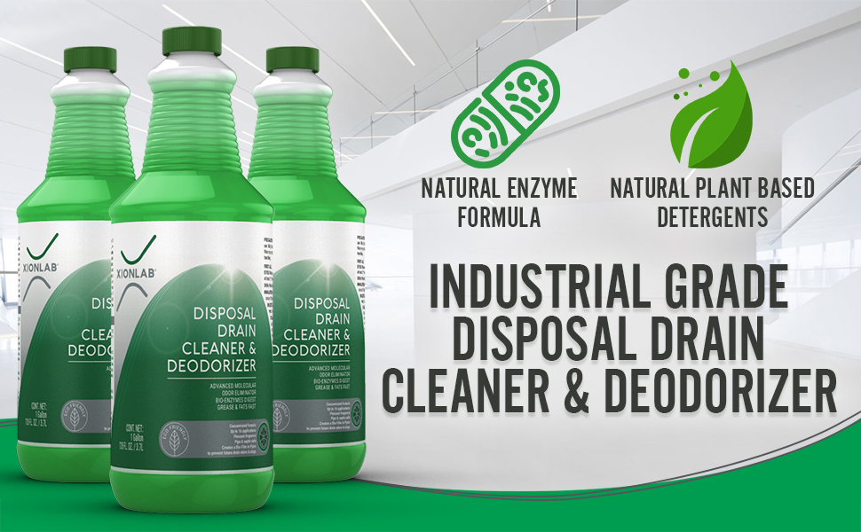 Garbage Disposal Cleaner and Deodorizer Green Enzyme