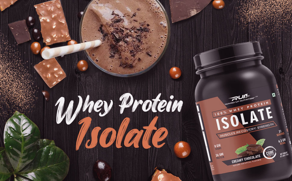 Ripped Up Nutrition Whey Protein Isolate 2.2 lbs (1 Kg) (Creamy