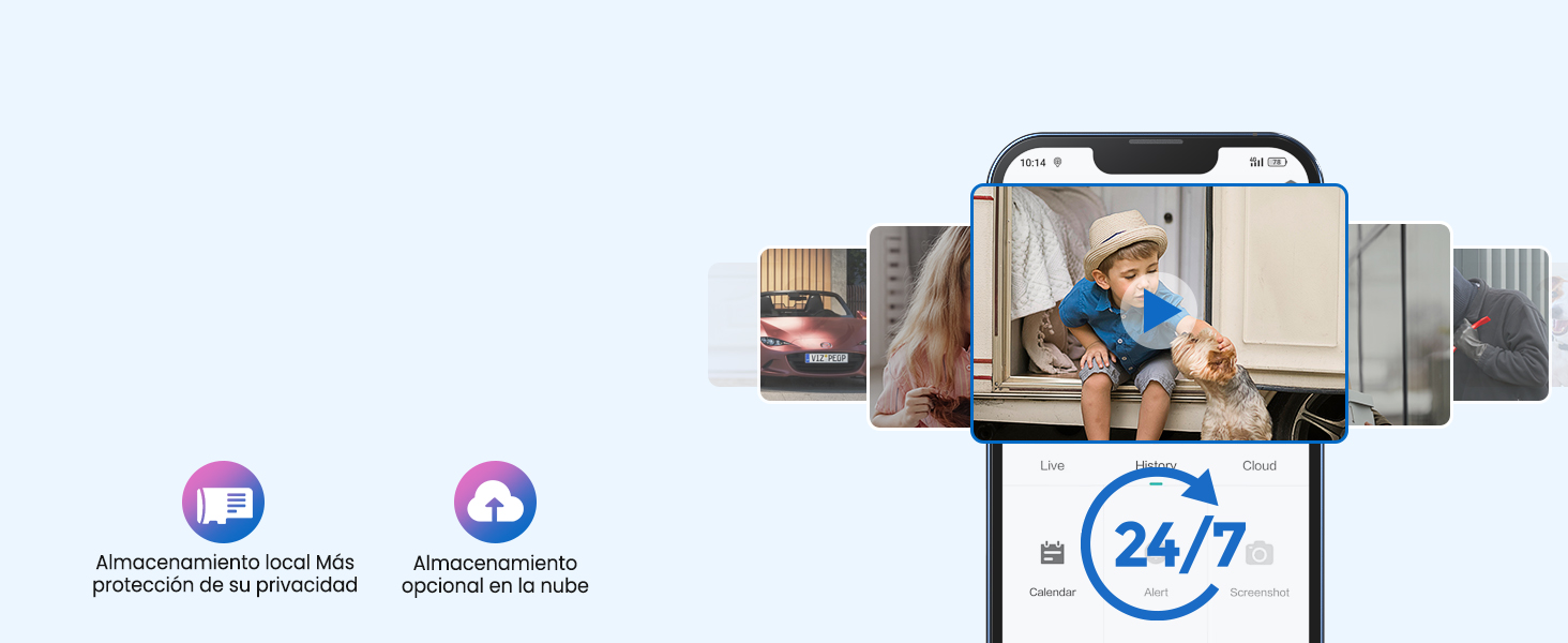 Câmera de vigilância WiFi Bulb