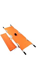 plastic ems transport foldable adjustable board ambulance transportation hospital supply gurney