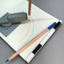 Compass LEGO Stationery Gel Pen Pencil Notebook journal drawing