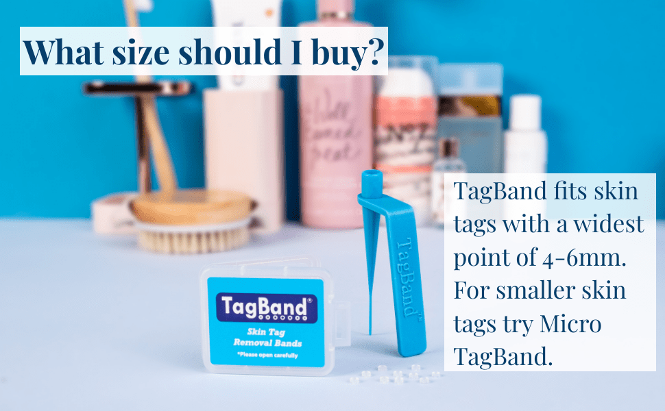 Original TagBand Kit de retrait de grandes étiquettes cutanées pour