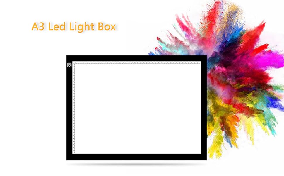 Youyijia A3 Light Box Drawing Pad 470 * 345 * 5mm Portable Adjustable