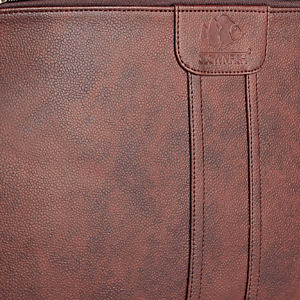 THE CLOWNFISH Richard Series Faux Leather 14 inch Laptop Bags,Laptop Bags for Men, Briefcase, (Mahogany) 43 CLOWNFISH. BAGS & LUGGAGE, LAPTOP BAG, SLING BAG, BACKPACK, WALLET, PASSPORTS, THE CLOWNFISH, BAGS