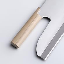 Amazon | 高級ステンレス鋼 そば切り包丁 270mm 木柄 麺切り包丁