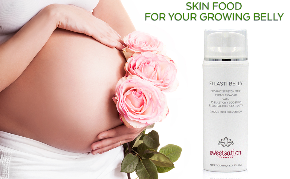 ellasti belly caviar stretch mark butter lotion pregnancy belly treatment to prevent elasticity