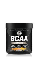 BCAA Amino Acids, caffeeine for improved energy support and overall performance