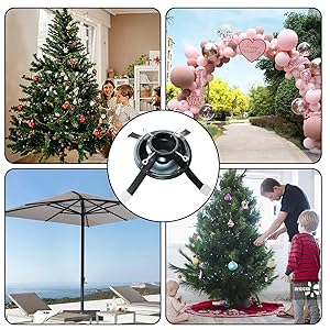 Amazon.co.jp: クリスマスツリーホルダー | 4つの安定した足付き