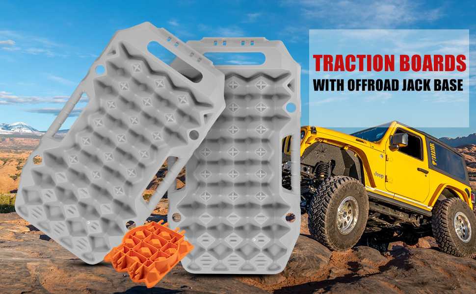 BUNKER INDUST OffRoad Traction Boards with Jack Lift Base
