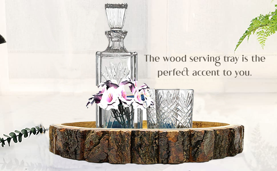 ADA HandicraftWooden Serving Tray Handmade & Handcrafted Platter