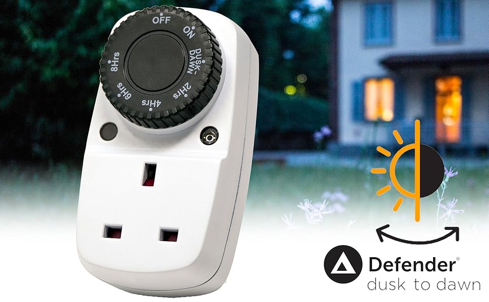 Dusk Till Dawn Timer Plug Day Night Plug Timer Energy Saver Plug
