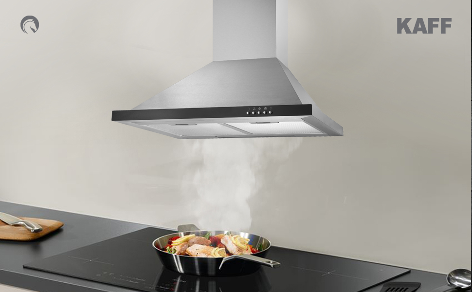 KAFF Kitchen Chimney 60 cm 1000 M3/H (RAY 60,Life Time Warranty