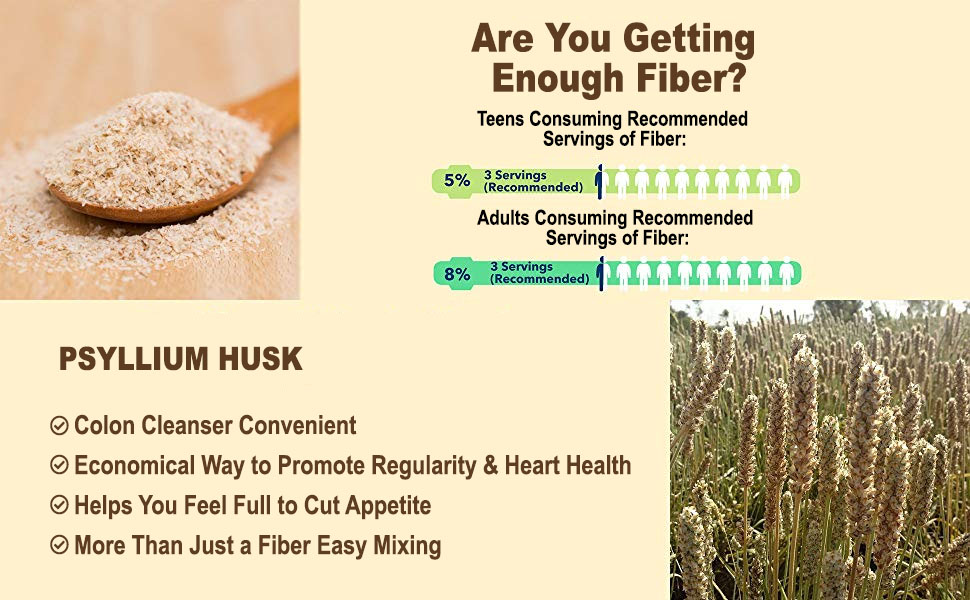 JeaKen PSYLLIUM Husk Capsule Fibre Supplements Capsules from Pure