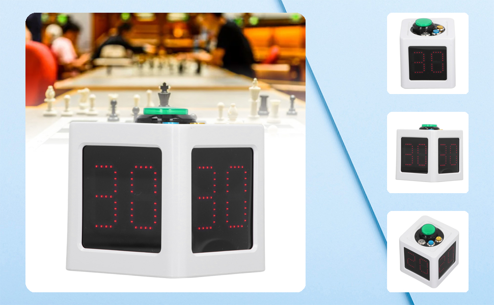 Amazon.co.jp: ショットクロック、ボードゲームキューブタイマー