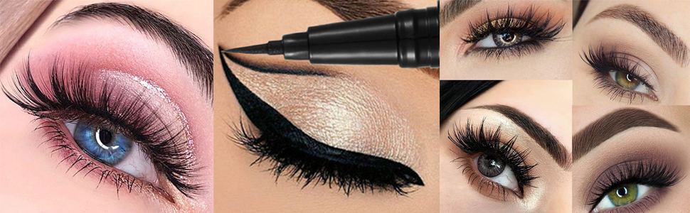 Eyeliner& Eyelashes Make your makeup more charming
