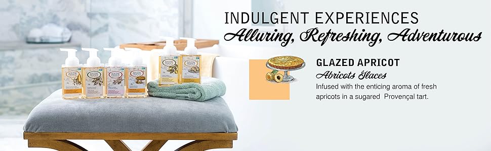 sweet apricot fruity scent luxury scented soap