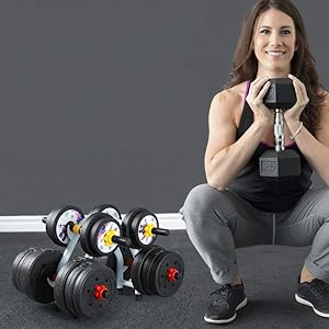 Amazon | GLGLGL ダンベルラック、ダンベル収納ラック