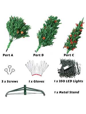 Christmas tree for package