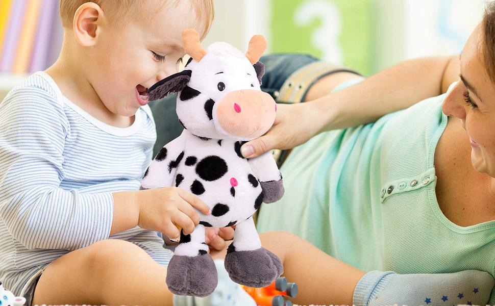 Amazon.co.jp: 牛のぬいぐるみ、牛のぬいぐるみ | ぬいぐるみ牛