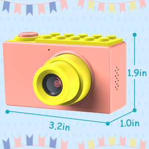 ShinePick Kids Digital Camera, Mini 2 Inch Screen Children's Camera 8MP HD Digital Camera with Micro SD Card(Pink) 22 1