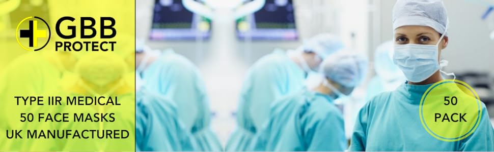 type IIR surgical masks protection medically approved protection disposable dust mask