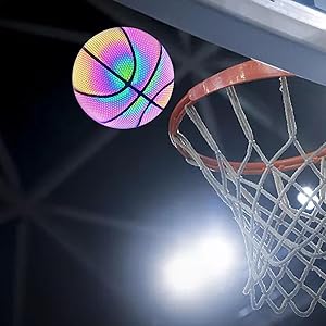 〈ラスト1つ〉暗闇で光るバスケットボール７号 反射 PU革 スポーツ バスケ Amazon | バスケットボール 7号 光るバスケットボール