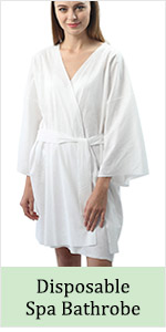 disposable bathrobe spa robes gown wraps coverups sheets facial esthetician beauty supplies clinic