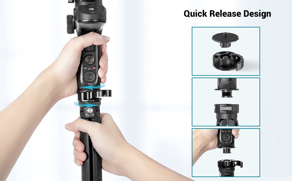 SmallRig Universal TransMount Quick Release Adapter for