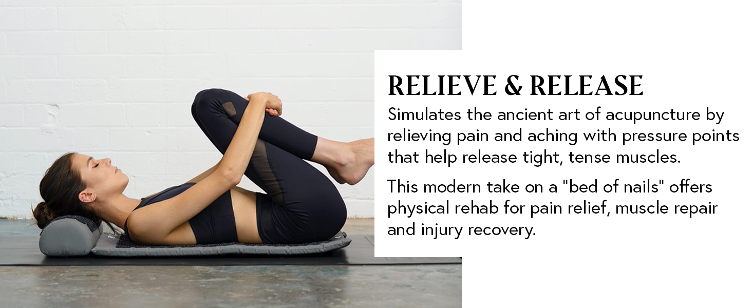 Yogi Bare Acupressure Mat Neck, Back and Feet Massager