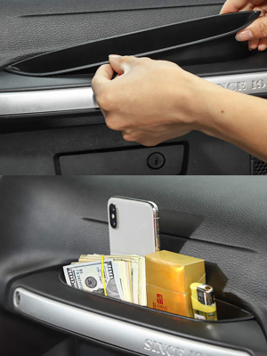 GrabTray Passenger Grab Handle Storage Box for 2011-2018 Jeep Wrangler JK JKU Organizer Tray