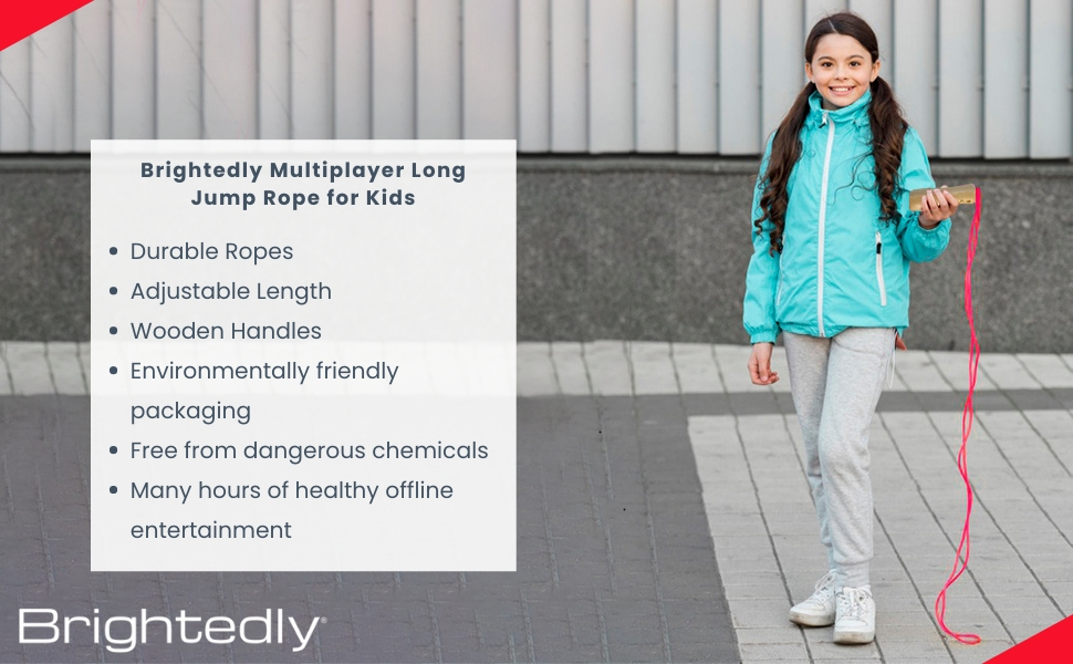 Durable Ropes Adjustable Length Wooden Handles recyclable packaging entertainment