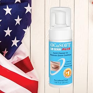 usa, foam, face wash, ocusoft, cleanser, lid scrub, eyelids, eyecare