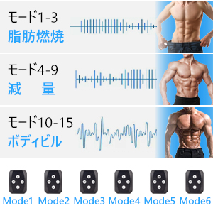 ダイエット器具 6種類モード